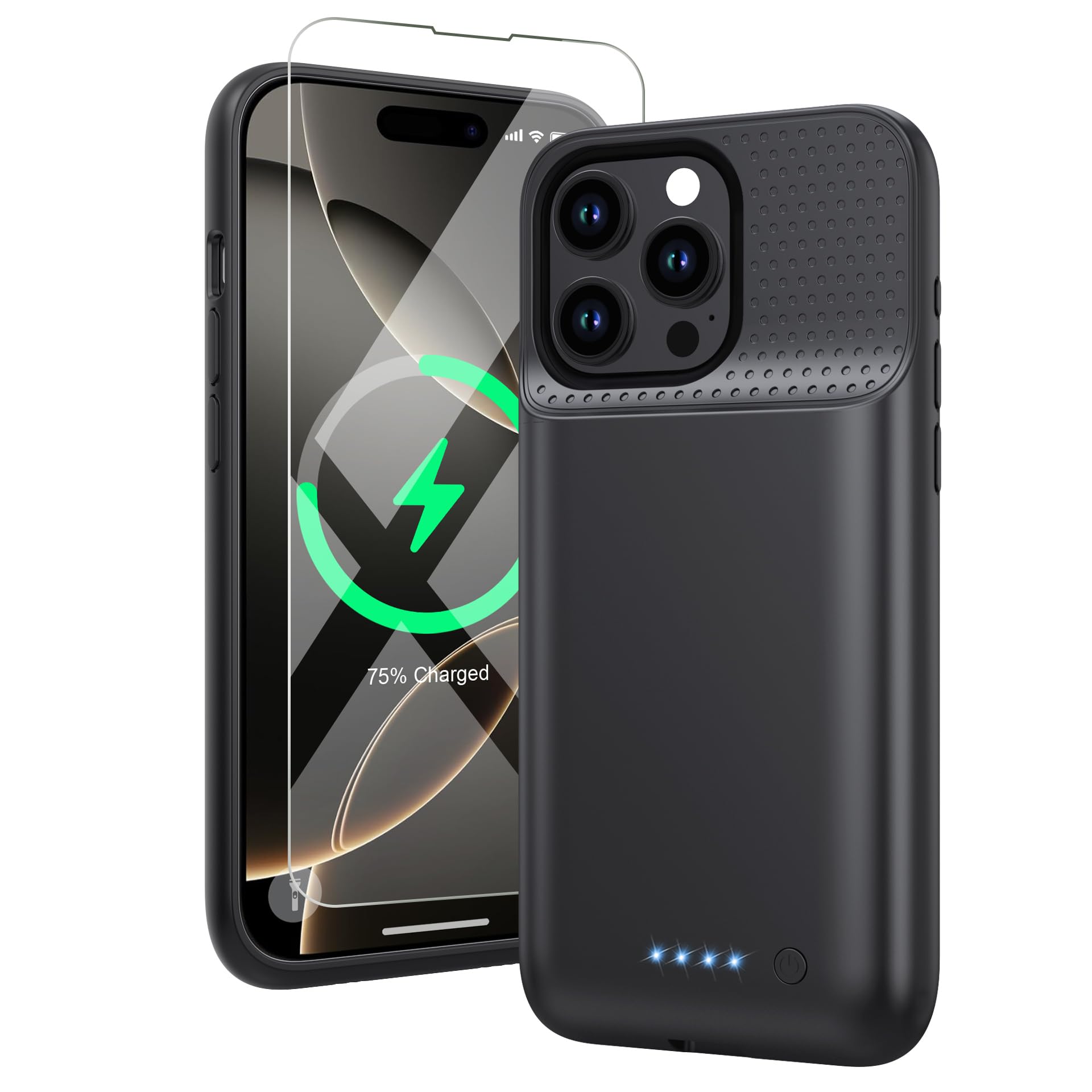 Amazon.com: HETP Battery Case for iPhone 16 Pro Max, Upgraded